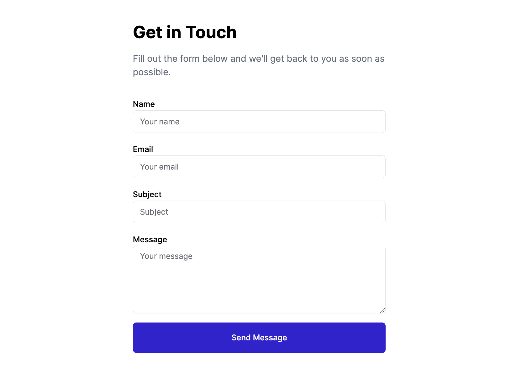 Contact Form